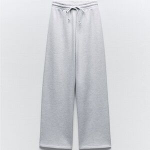 ZARA Plush Wide Jogger Pants